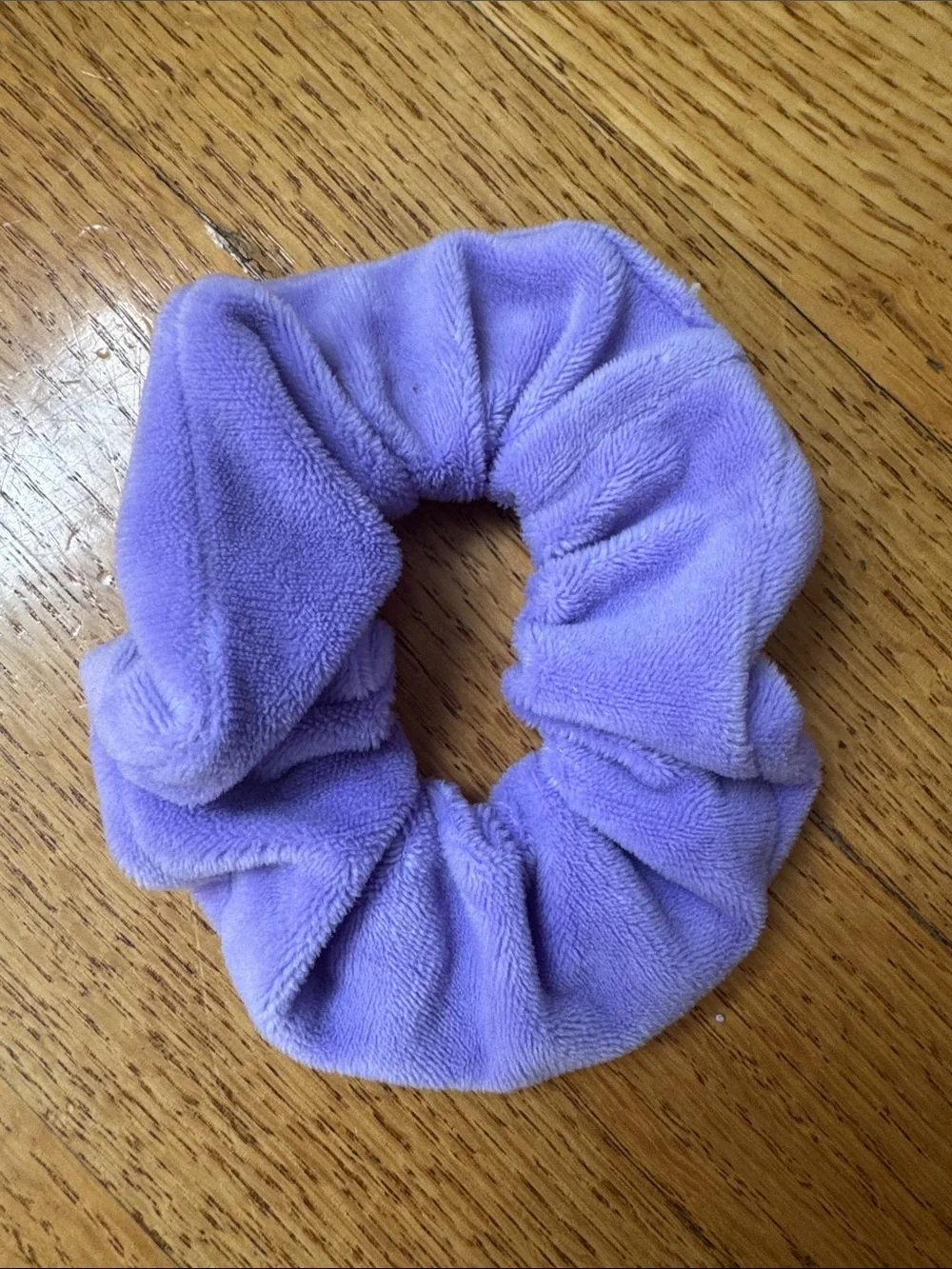 Soft Plush Kids Hair Scrunchies - Blue & Purple